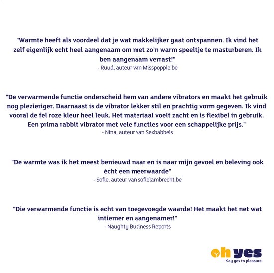 voordelen verwarmende vibe